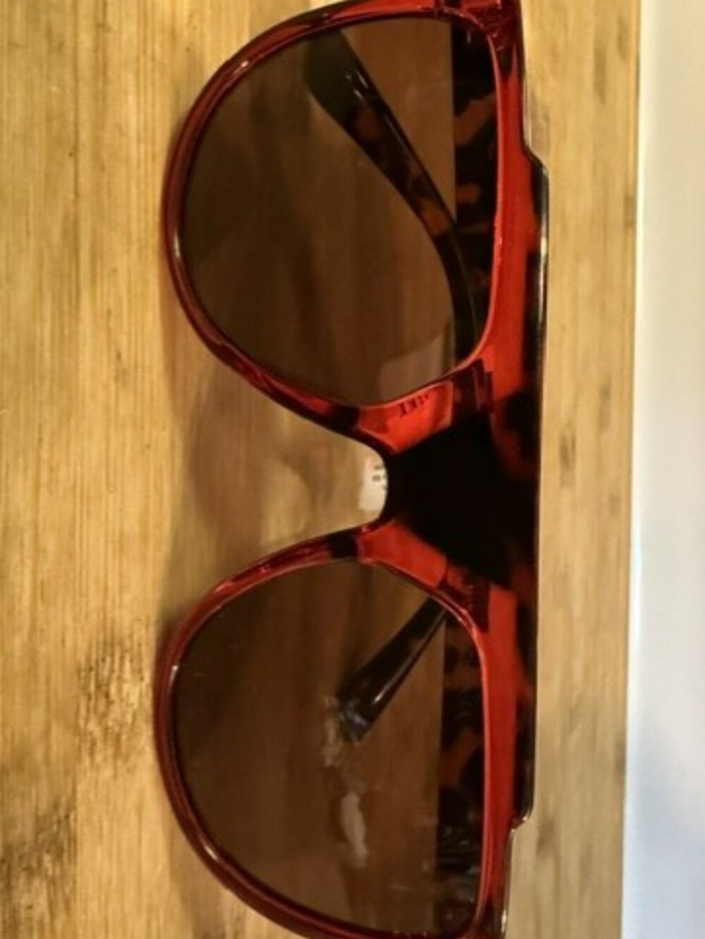 I-SEA Flat Top Red Aviator Sunglasses - Picture 15 of 16